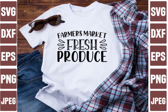 Farmers Market Fresh Produce Graphics and T-Shirt Designs Review