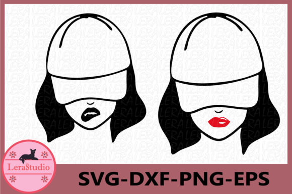 Girl in a Cap, Messy Bun, Mom Life Graphics and Illustrations Review