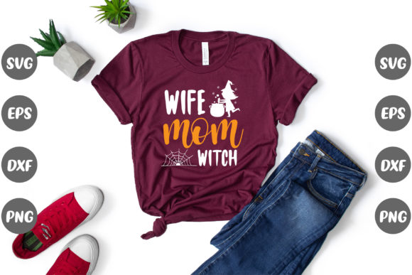 Halloween Day, Wife Mom Witch Graphics and T-Shirt Designs Review
